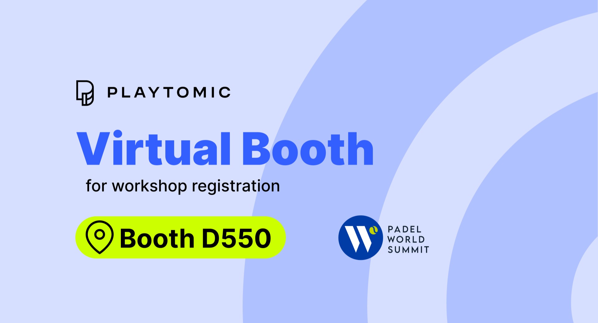 Playtomic Virtual Booth